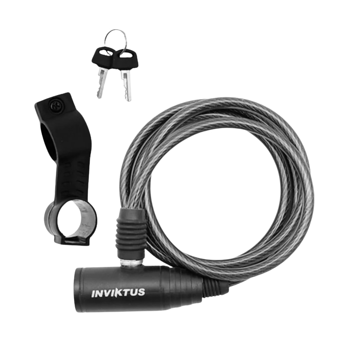 Cadeado de Bicicleta Espiral Inviktus Com Chave 6mm X 1M