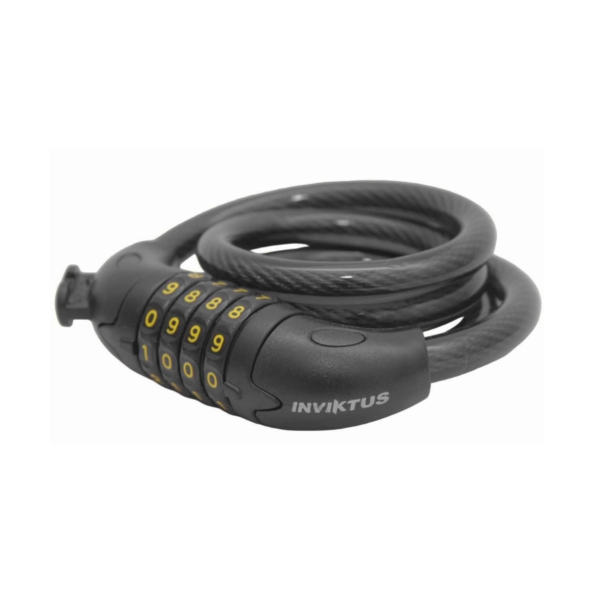 Cadeado de Bicicleta Espiral Inviktus Segredo 12mm X 1M