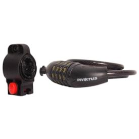 Cadeado de Bicicleta Espiral Inviktus Segredo 8mm X 1M