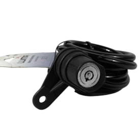 Cadeado de Bicicleta Espiral Luma Com Chave 10mm X 1,85M