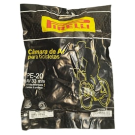 Câmara Aro 20 PE Pirelli Válvula Americana 33m Balão