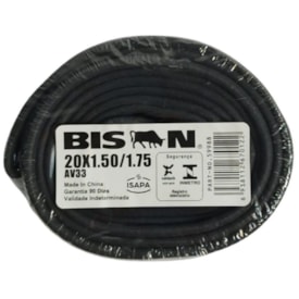 Câmara Aro 20x1.50/1.75 Bison Válvula Americana 33mm