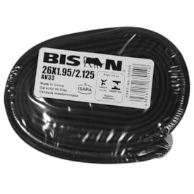 Câmara Aro 26x1.95/2.125 Bison Válvula Americana 33mm