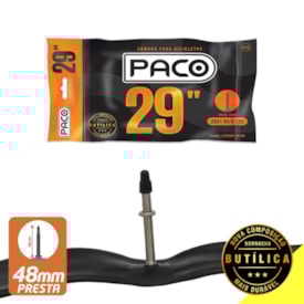 Câmara Aro 29 Paco Válvula Presta 48mm 1.95/2.125