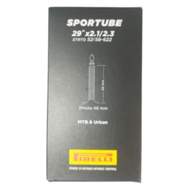 Câmara Aro 29x2.1/2.3 Pirelli Sporttube Válvula Presta 48mm