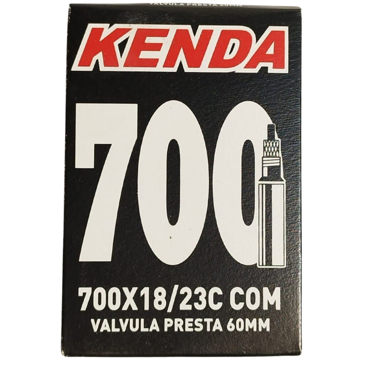 Câmara Aro 700x18/23C Kenda Válvula Presta 60mm
