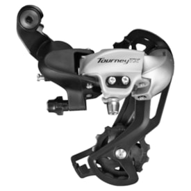 Câmbio Traseiro Shimano Tourney TX800 8 Velocidades Prata