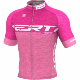 Camiseta Ciclismo Ert Rancing Rosa Com Proteção UV