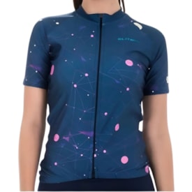 Camiseta Ciclista Feminina Elite Marinho