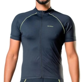 Camiseta Ciclista Masculina Elite Special Preto Verde