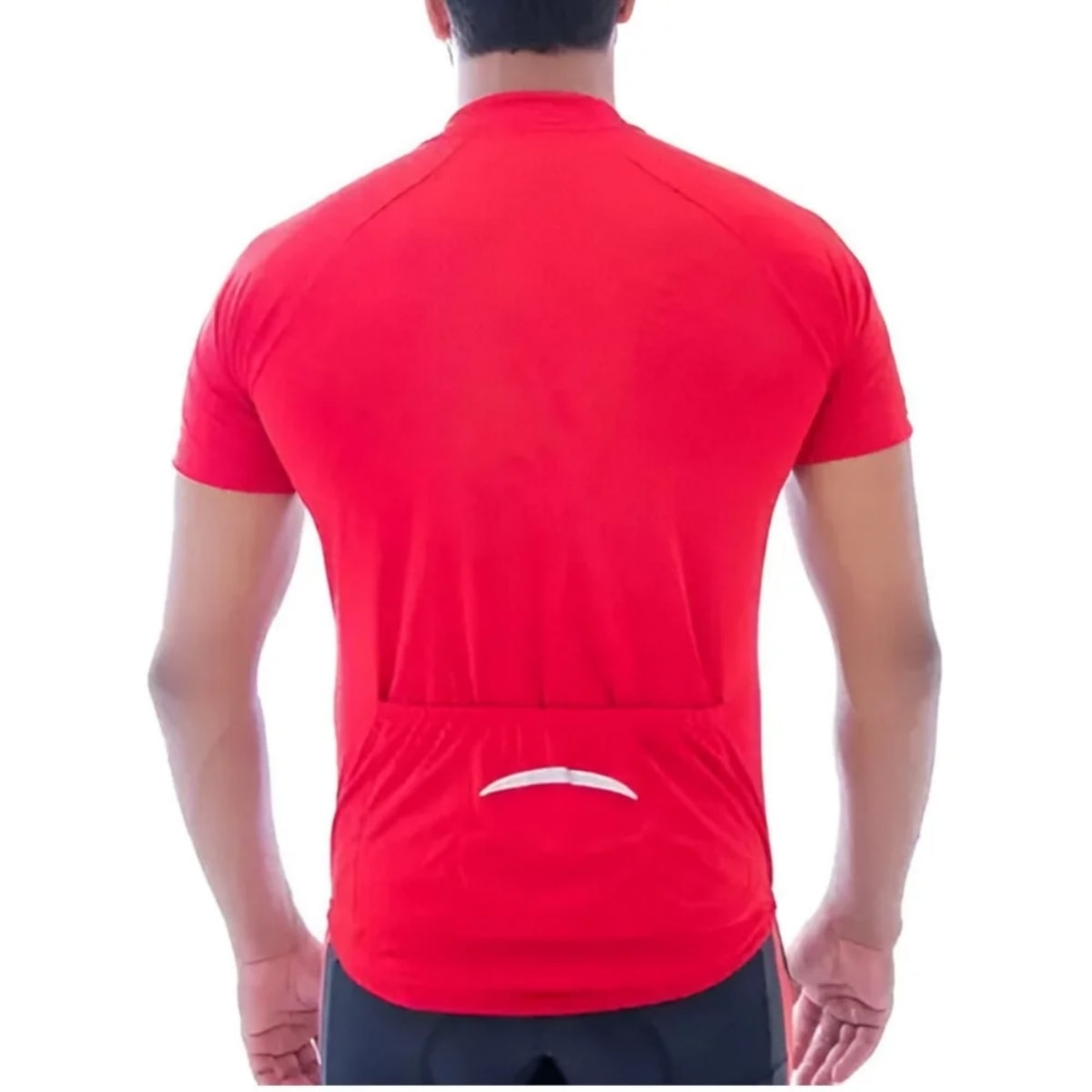 Camiseta Ciclista Masculina Elite Vermelho Branco