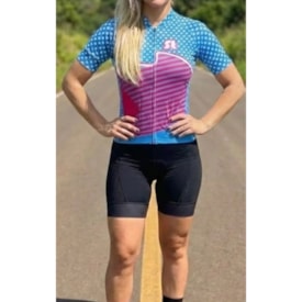 Camiseta Feminina Stroll Bolinha Com Proteção UV