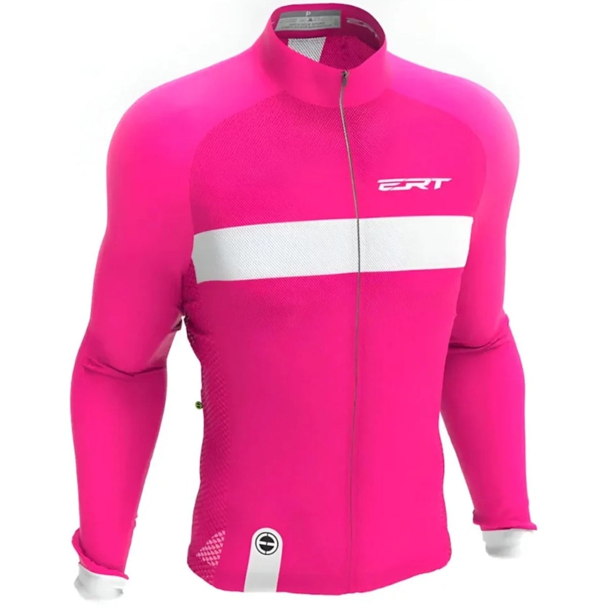 Camiseta Manga Longa Ert Tour Strip Pink Com Proteção UV - GG