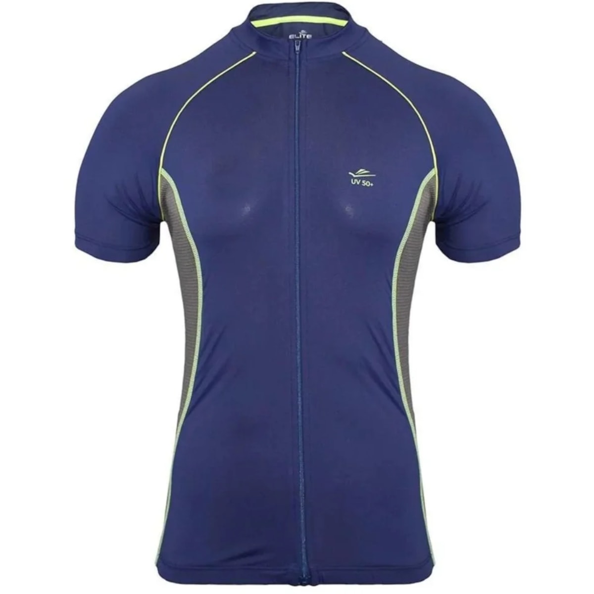 Camiseta Masculina Elite Especial Azul e Verde Com Proteção UV