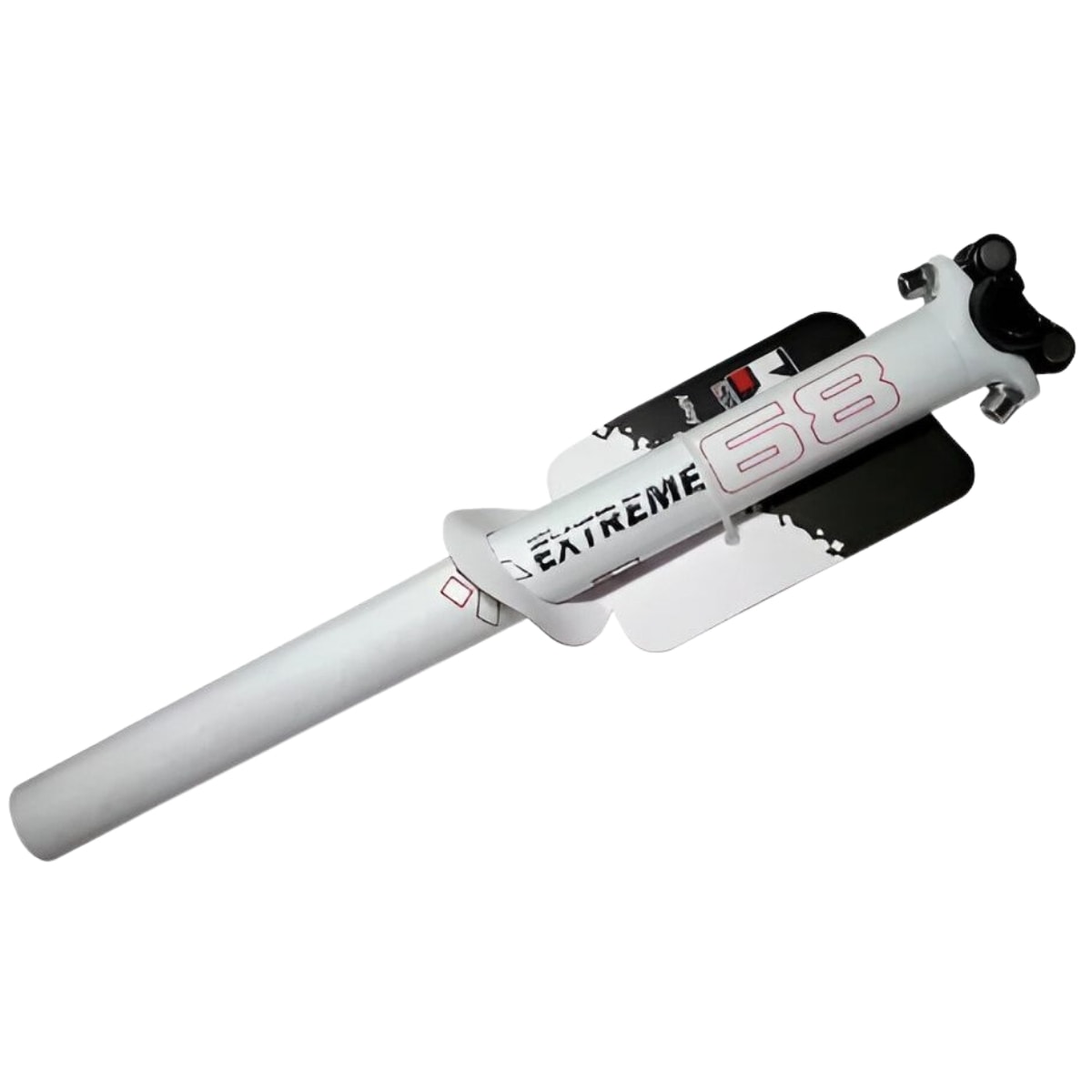 Canote de Selim Kapa 31,6mm X 400mm Alumínio Branco