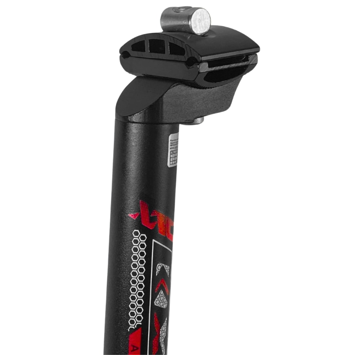 Canote de Selim LTX 26,8mm X 400mm Alumínio Preto