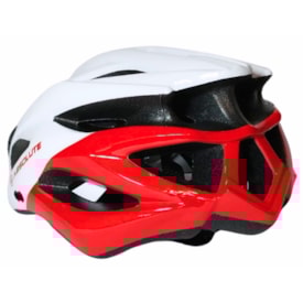 Capacete Bike Absolute Wild Branco e Vermelho M-G