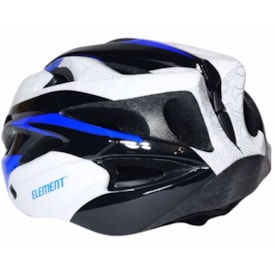 Capacete Bike Element In Mold Azul e Branco L-G