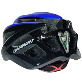 Capacete Bike Garra7 X-28 Azul e Preto M