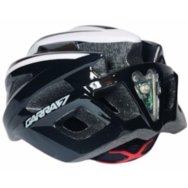 Capacete Bike Garra7 X 28 Preto e Branco M