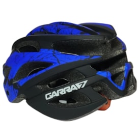 Capacete Bike Garra7 X-29 Preto e Azul M