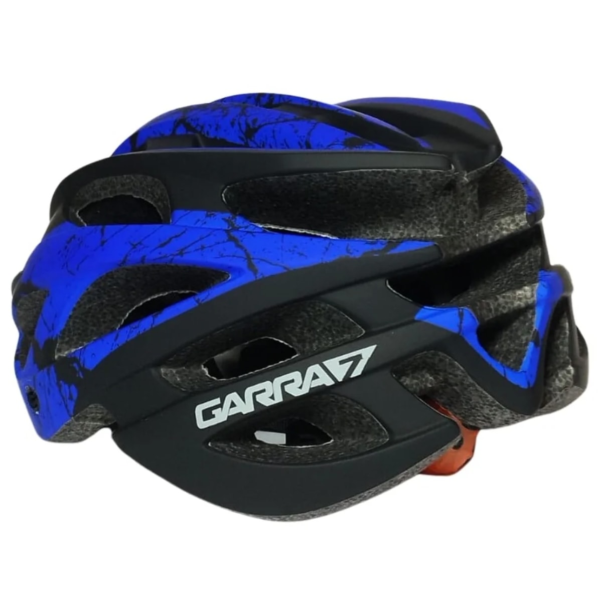 Capacete Bike Garra7 X-29 Preto e Azul M