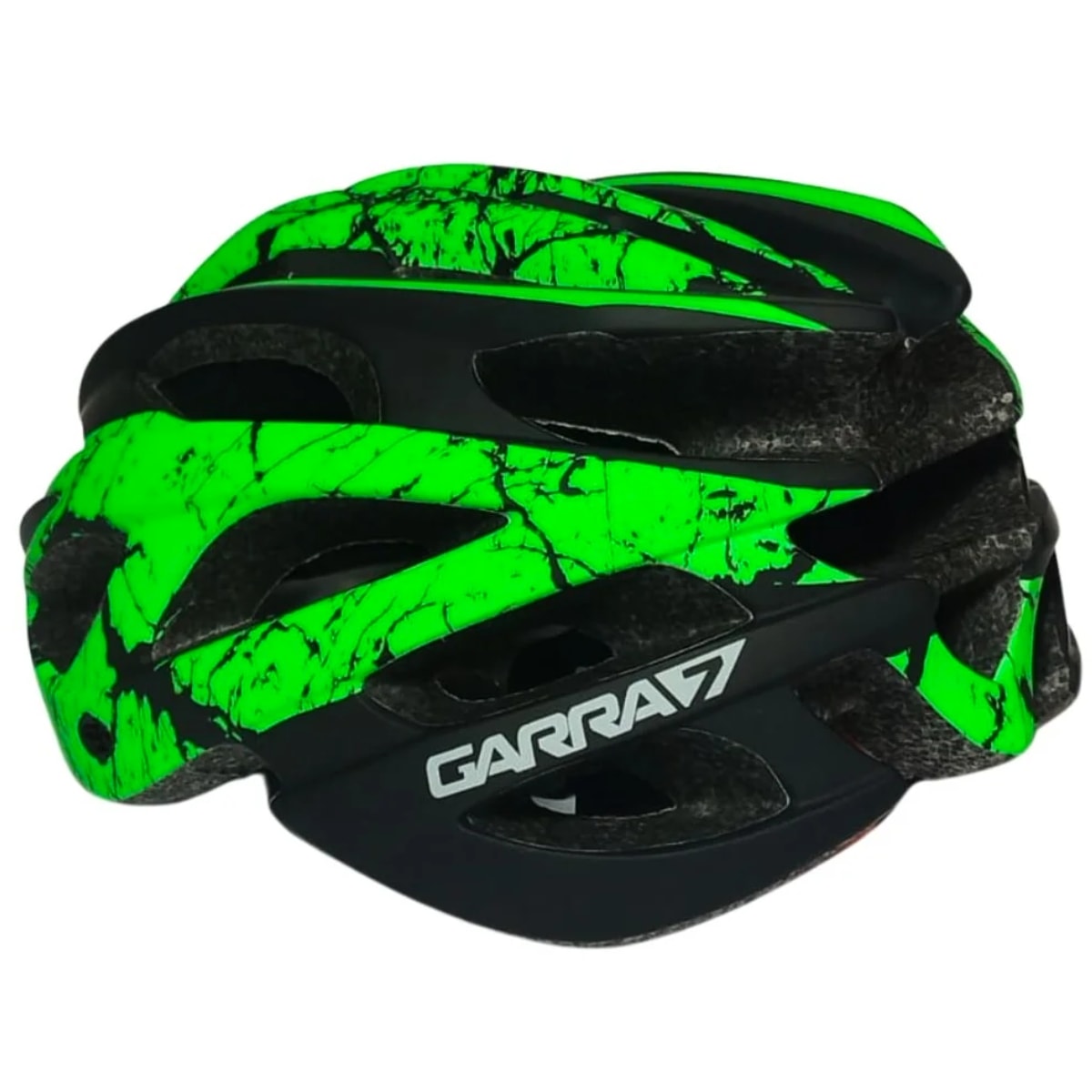Capacete Bike Garra7 X 29 Preto e Verde M