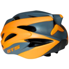 Capacete Bike GTS In Mold Grafite e Laranja G