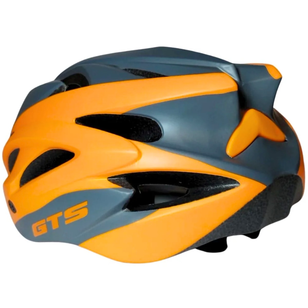 Capacete Bike GTS In Mold Grafite e Laranja G