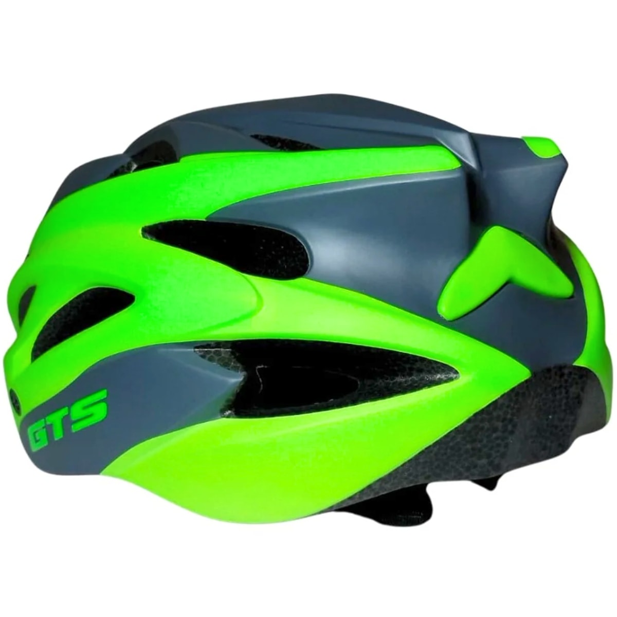 Capacete Bike GTS In Mold Grafite e Verde G