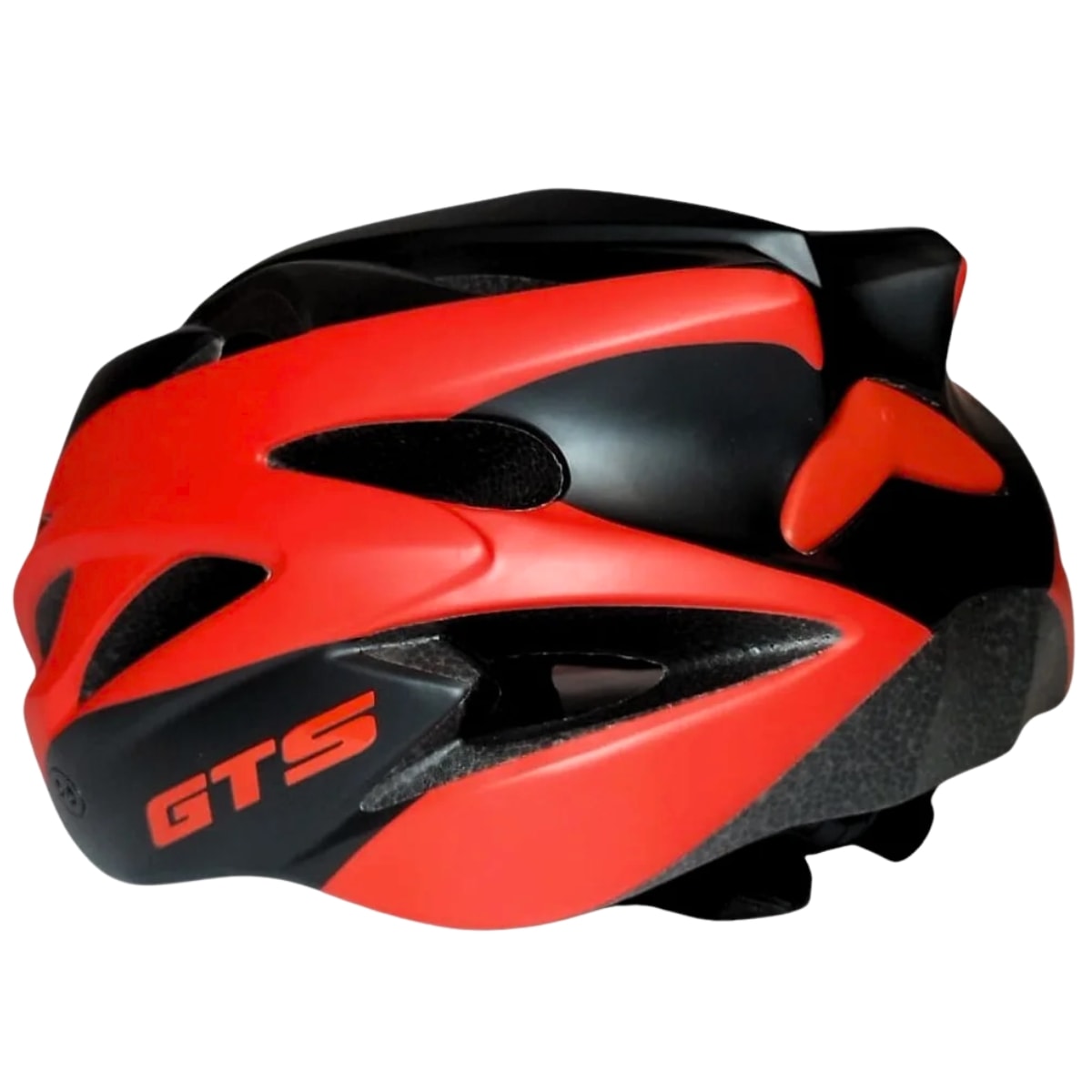 Capacete Bike GTS In Mold Preto e Vermelho