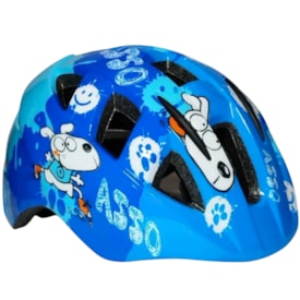Capacete Bike Mirim Garra7 Kit Azul M