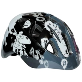 Capacete Bike Mirim Garra7 Kit Preto M