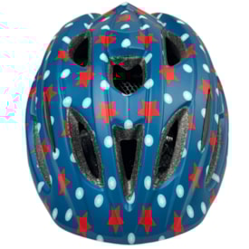 Capacete Bike Mirim Polisport Kids Navy Stars S 52-56