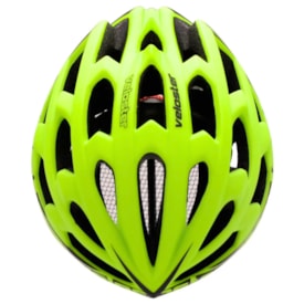 Capacete Bike Polisport Veloster Amarelo Fluor