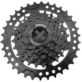 Cassete 7 Velocidades Sunrun Preto 11/34 Dentes
