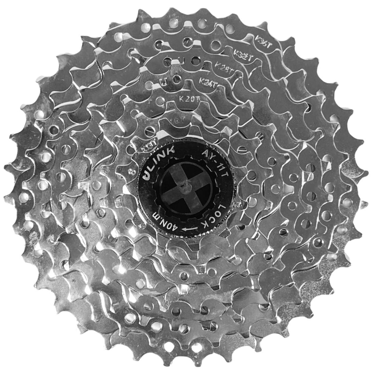 Cassete 8 Velocidades High One U-Link 11-36 Dentes