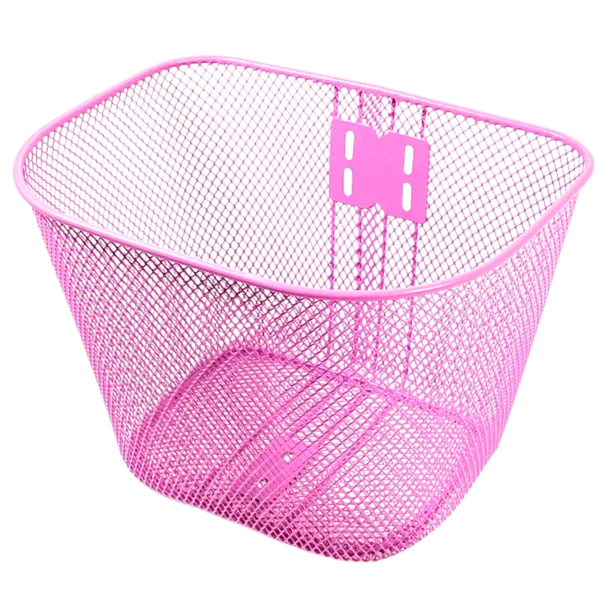 Cesta Bicicleta Aro 26 Importado Aço Oval Rosa