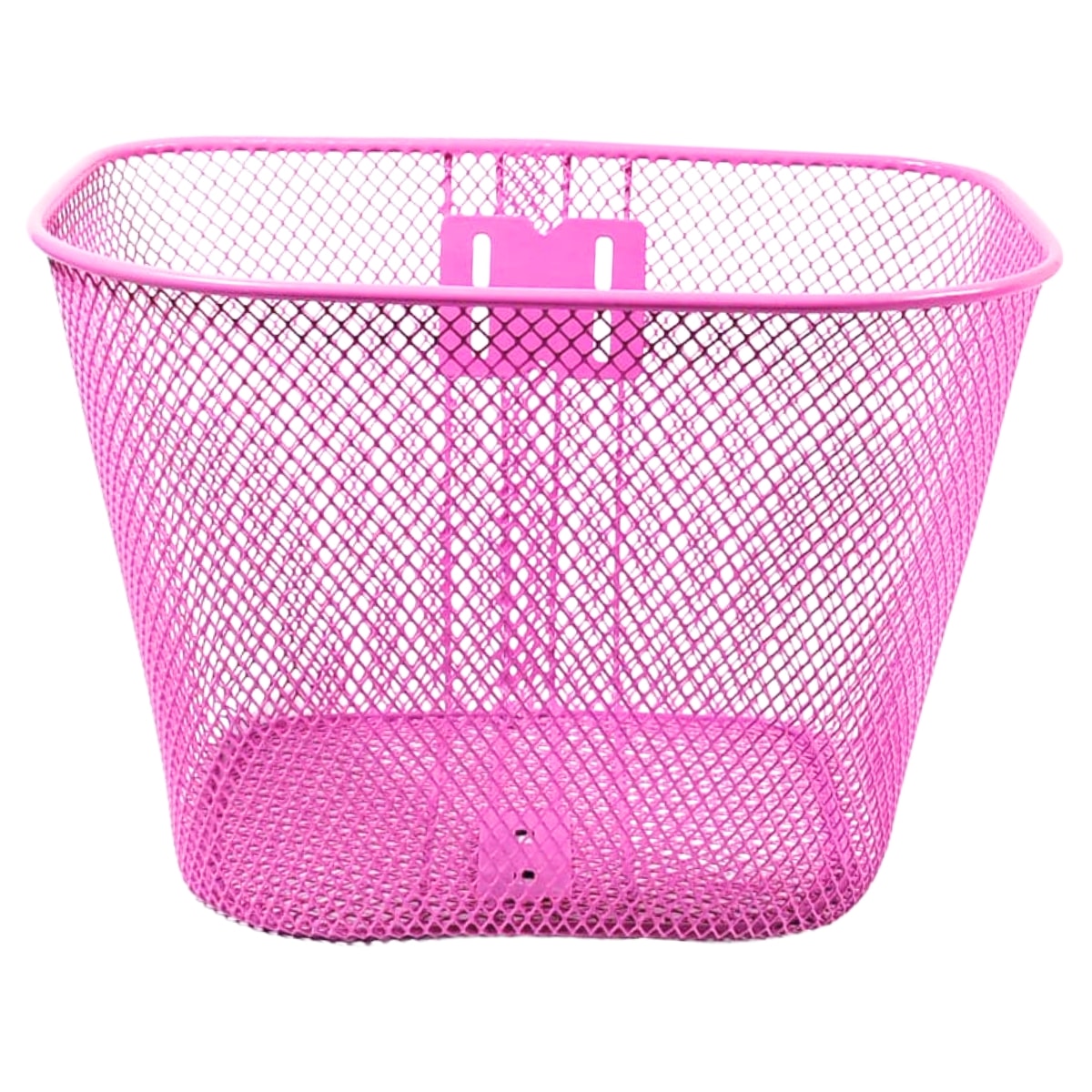 Cesta Bicicleta Aro 26 Importado Aço Oval Rosa