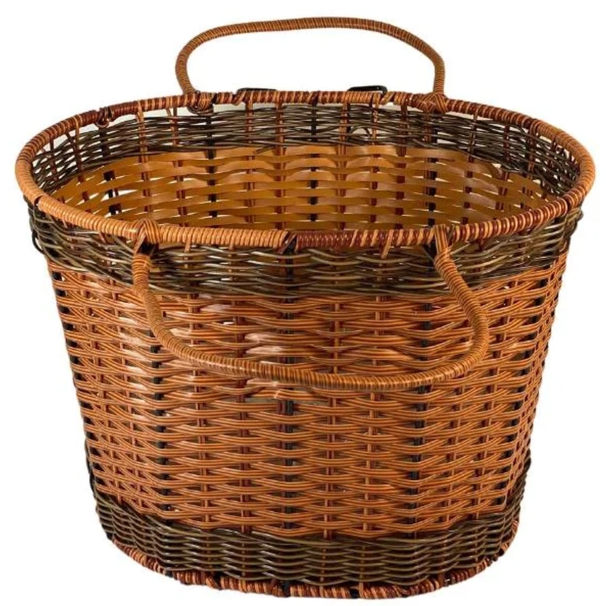 Cesta de Bicicleta Aro 26 Importado Vime Marrom