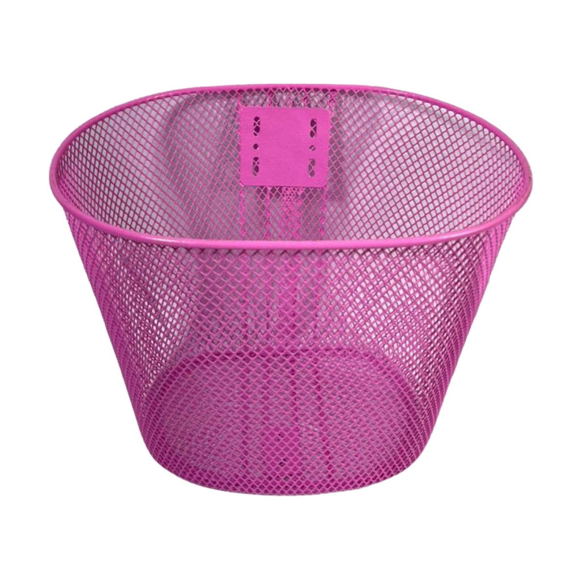 Cesta de Bicicleta Grande Aro 24 Paco Aço Rosa