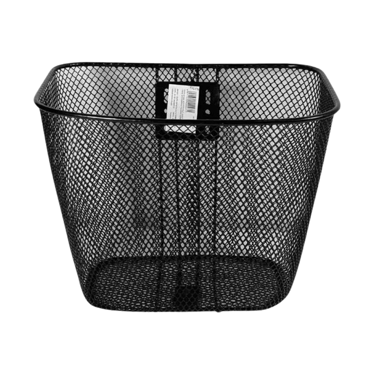 Cesta de Bicicleta Grande Importado Aro 24 Oval Aço Preto