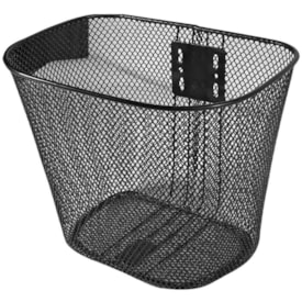 Cesta de Bicicleta Grande Importado Aro 26 Aço Preto