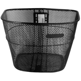 Cesta de Bicicleta Média Importado Aro 26 Aço Preto Alto