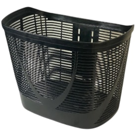 Cesta de Bicicleta Média Importado Aro 26 Nylon Preto