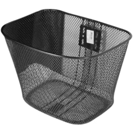 Cesta de Bicicleta Média Logan Aro 26 Aço Preto