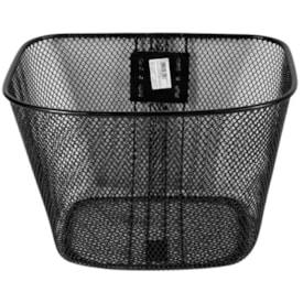 Cesta de Bicicleta Média Logan Aro 26 Aço Preto