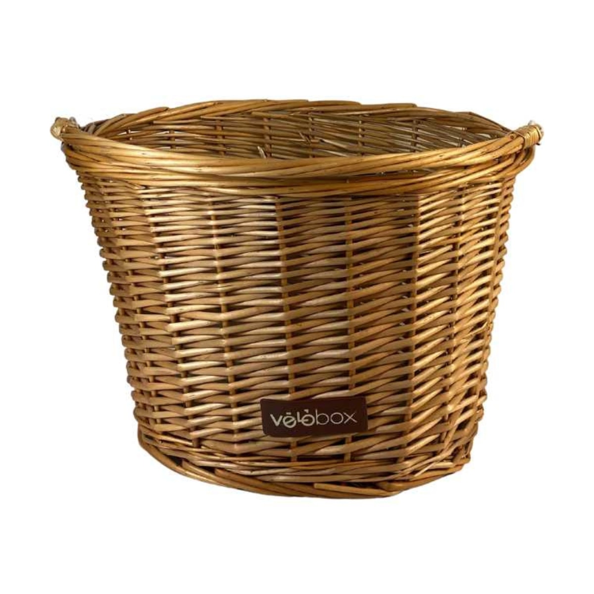 Cesta de Bicicleta Velobox Aro 26 Vime Amarelo