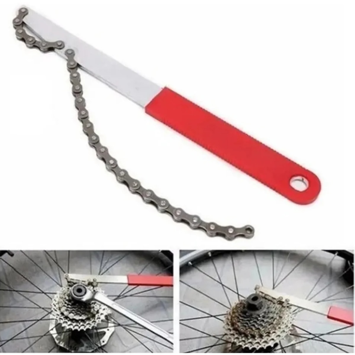 Chave Aperto K7 e Catraca Kenli Com Corrente para Bicicleta KL-9729