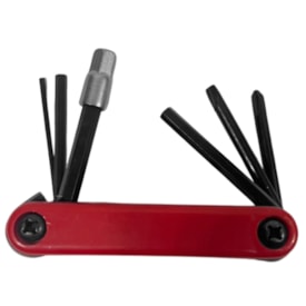 Chave Canivete Kenli Vermelho 7 Funções